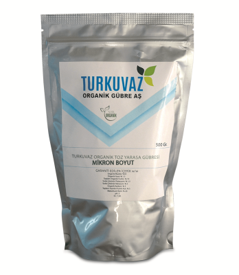 500 Gr. Turkuvaz Organik Mikron Toz Yarasa Gübresi (Katkısız)